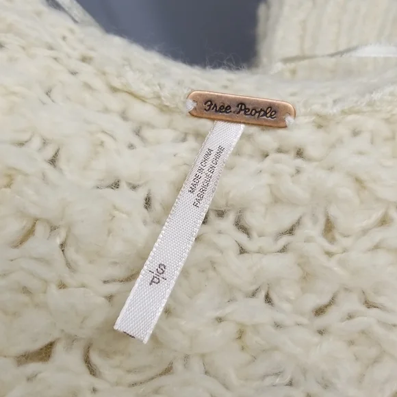 Free People Crashing Waves Sweater Jumper Knit Small - Picture 8 of 10